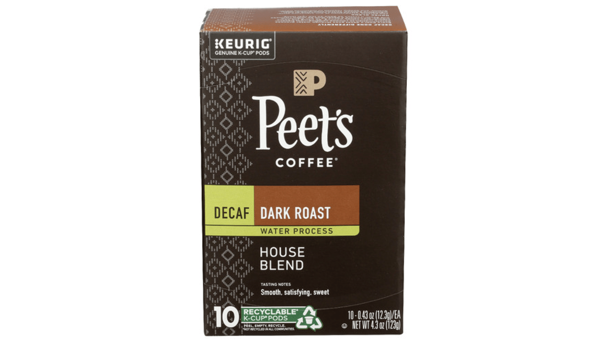 peet's decaf keurig