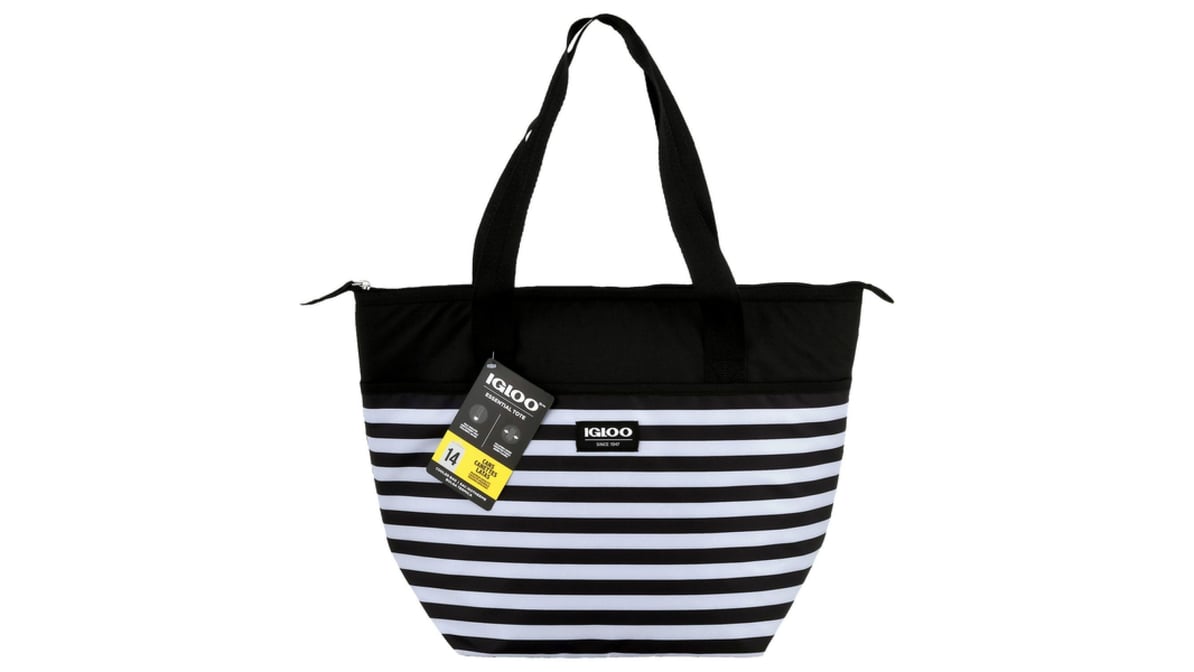 Igloo 14 Can Essential Tote Lunch Bag - Black 