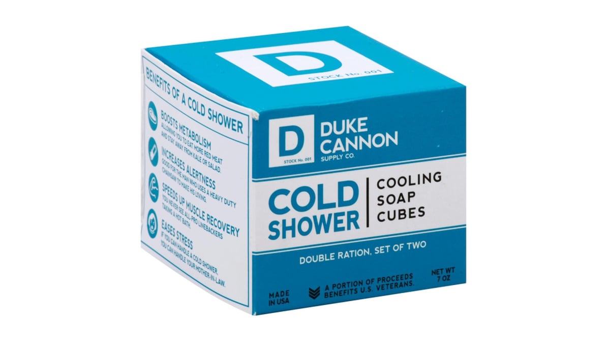 Duke Cannon Supply Co. Cool Shower Cooling Soap Cubes (7 oz) Delivery -  DoorDash