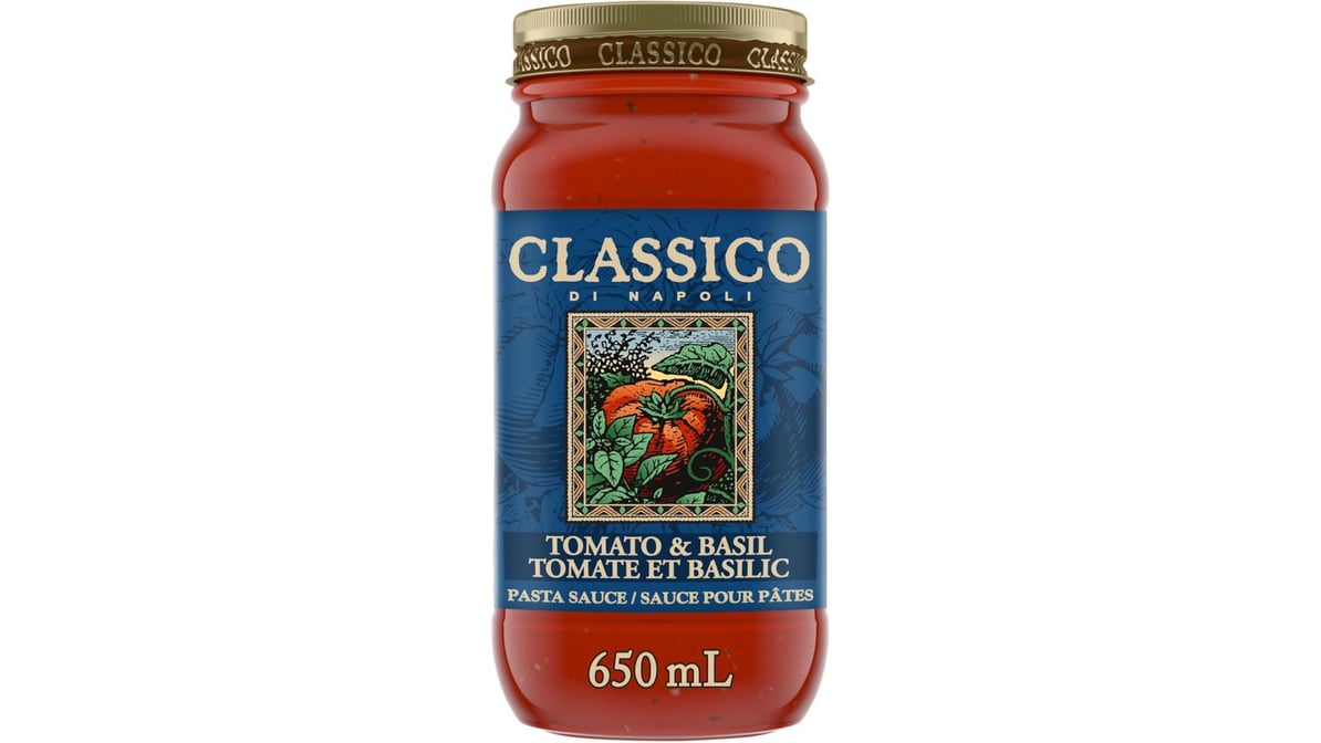 Classico Tomato & Basil Spaghetti Pasta Sauce Classico di Napoli