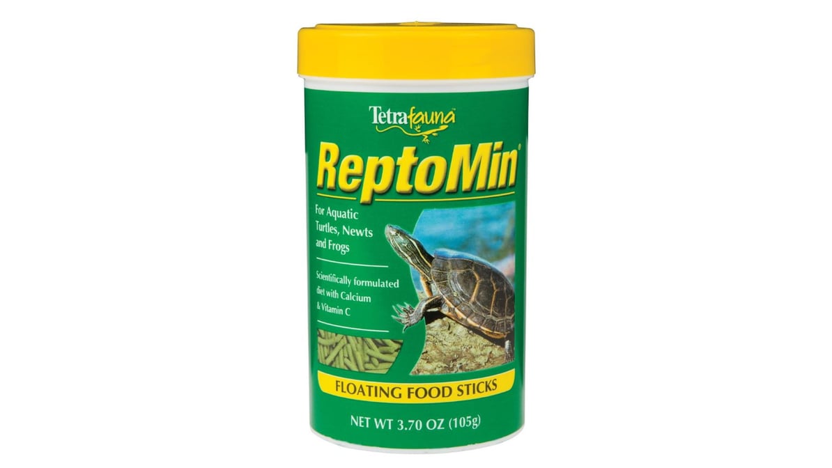 Tetrafauna Reptomin Aquatic Turtle, Newt and Frog Floating Food Sticks, reptile Food