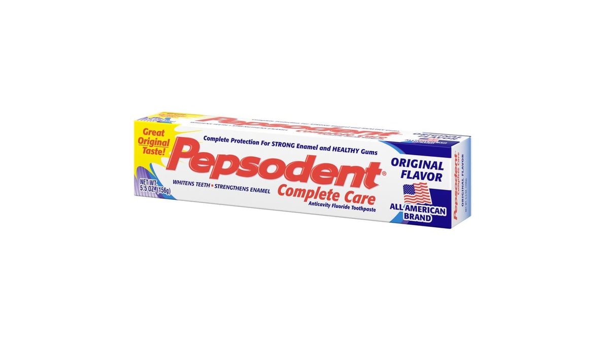 Pepsodent Complete Care Original Toothpaste (5.5 oz) | Delivery Near Me ...