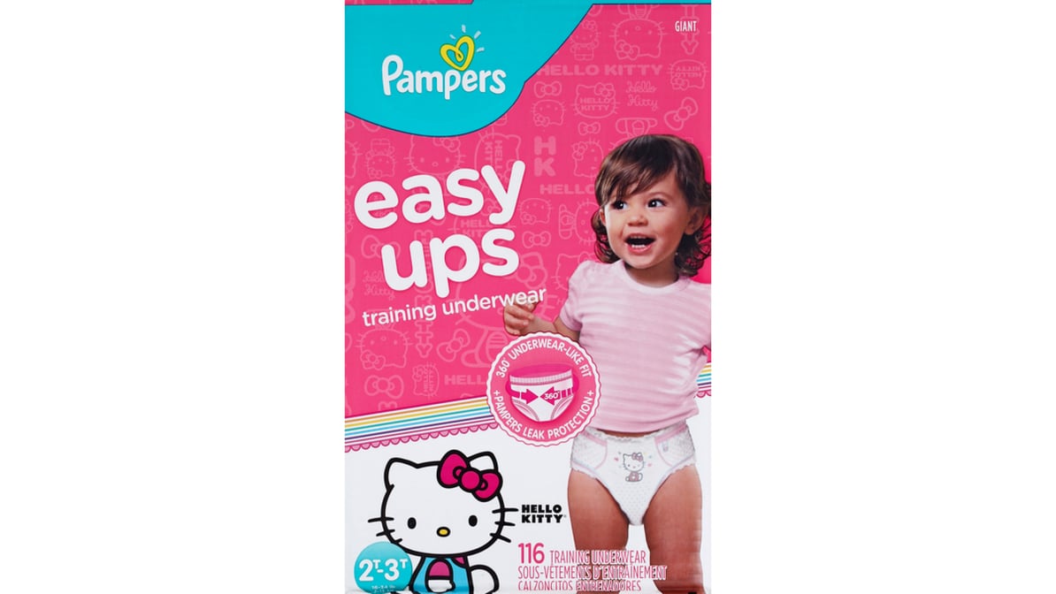 Fashion pampers easy ups girl