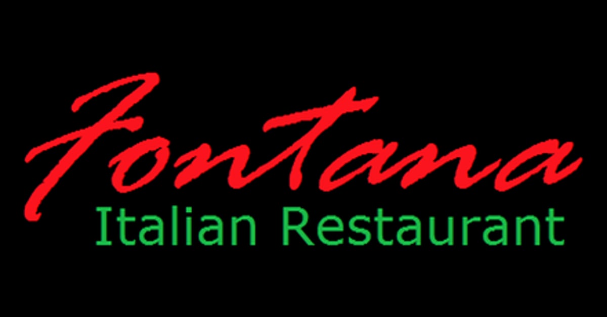 Gift Certificate  Le Fontane Italian Restaurant
