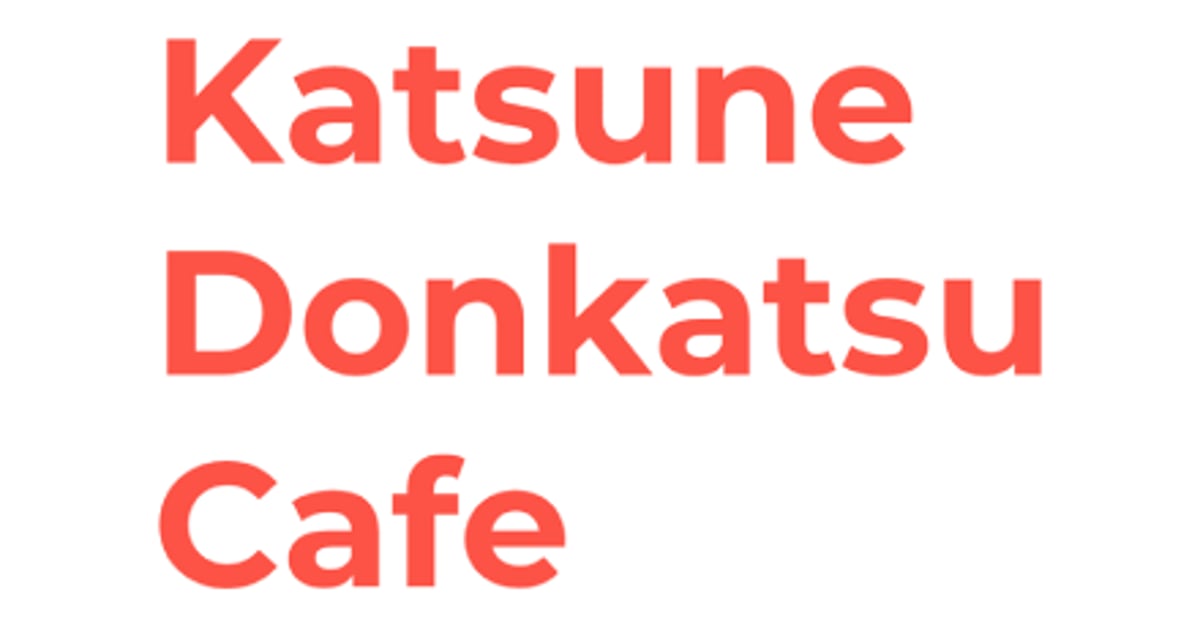 Katsune Donkatsu Cafe Delivery Menu | 1400 Anderson Avenue Fort Lee -  DoorDash