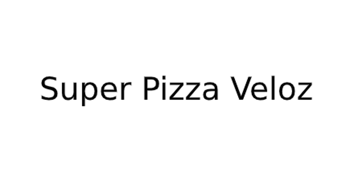 Super Pizza Veloz : 1611 Durfee Ave, South El Monte, CA 91733 