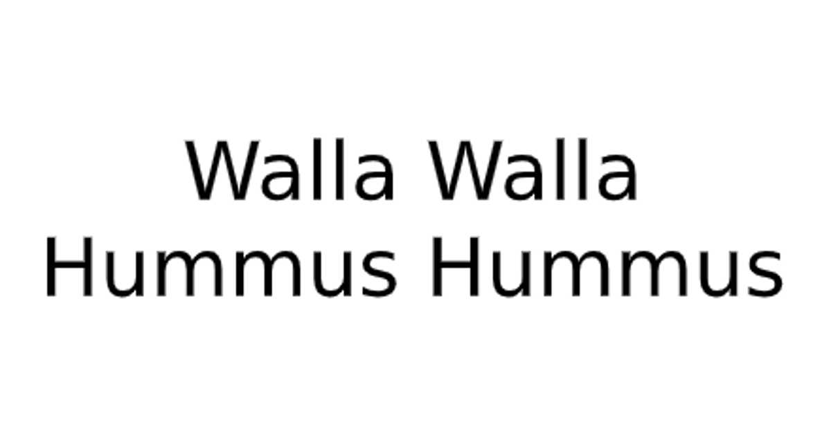 Order Walla Walla Hummus Hummus Walla Walla Wa Menu Delivery [menu