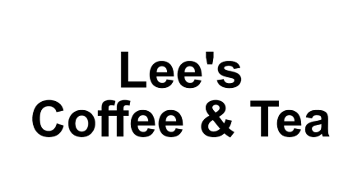 Lee's Coffee & Tea Delivery Menu | 600 Washington Avenue Philadelphia -  DoorDash