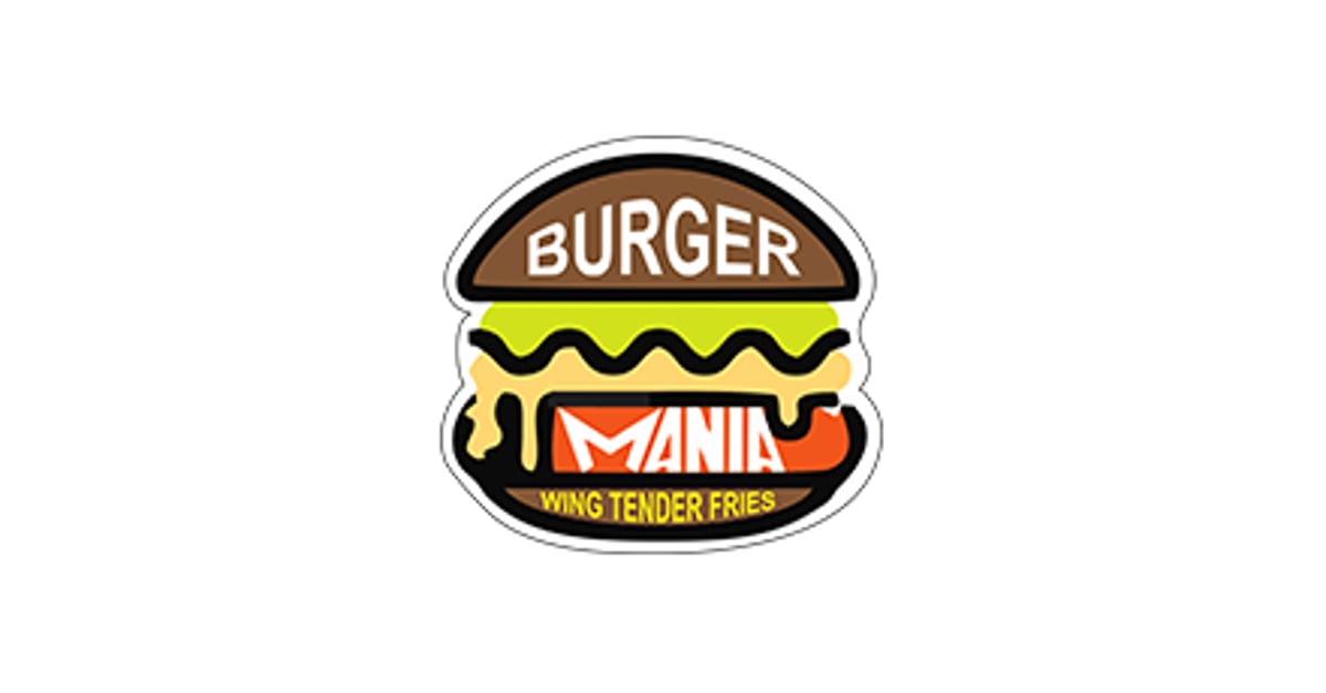 Burger Mania Company logo and promotional video