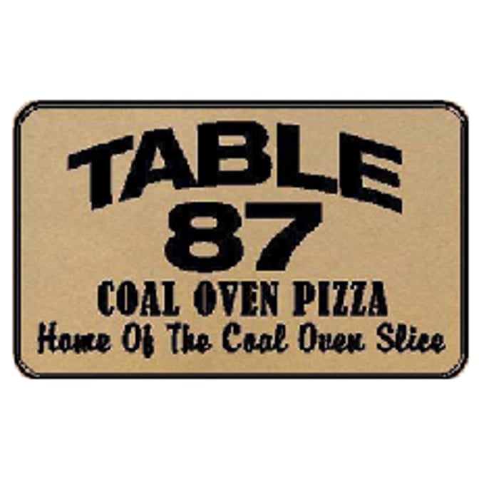 Order Table 87 Coal Oven Pizza