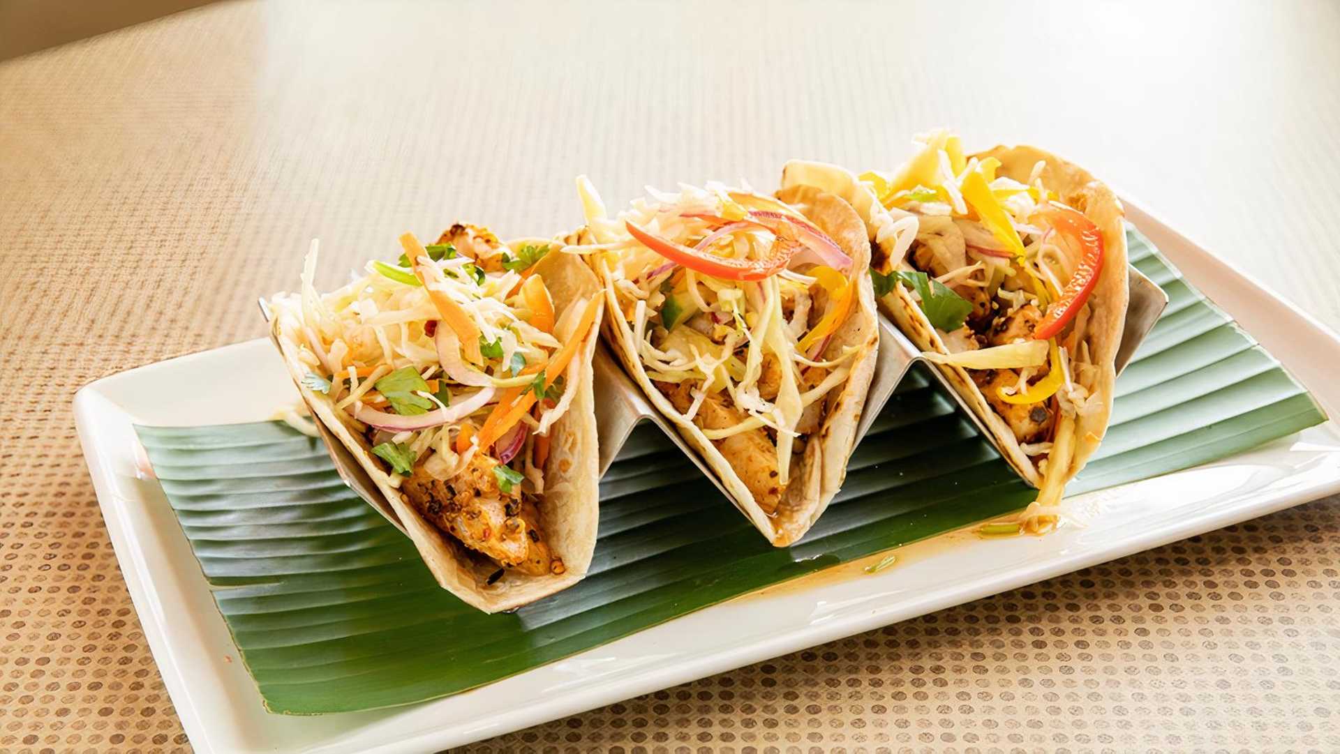 Order Red Snapper Tacos food online from Gloria's Latin Cuisine store, Dallas on bringmethat.com