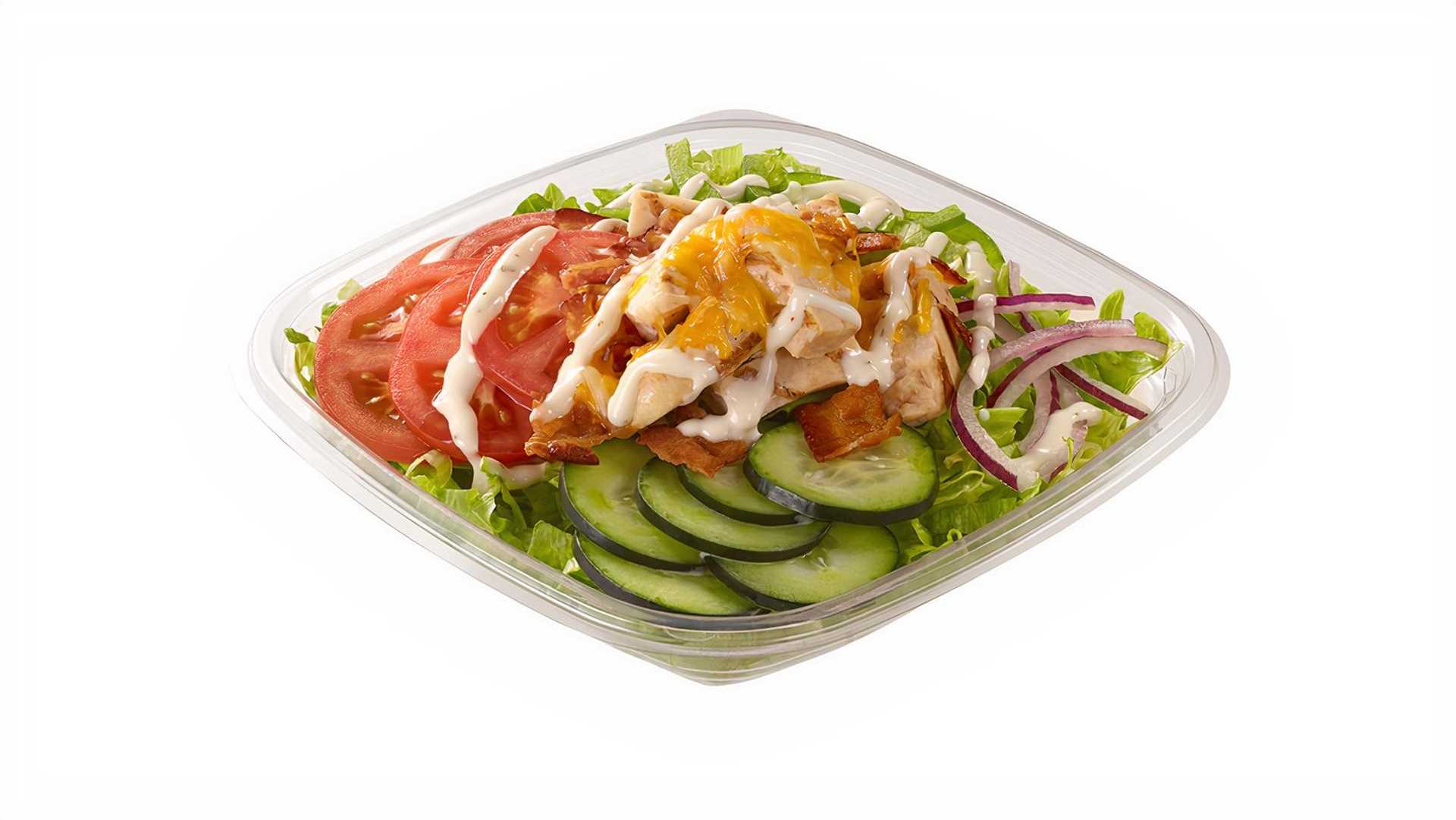 Order Chicken Bacon (Ranch) Salad food online from Mama Deluca's Pizza store, Shelby Charter Twp on bringmethat.com