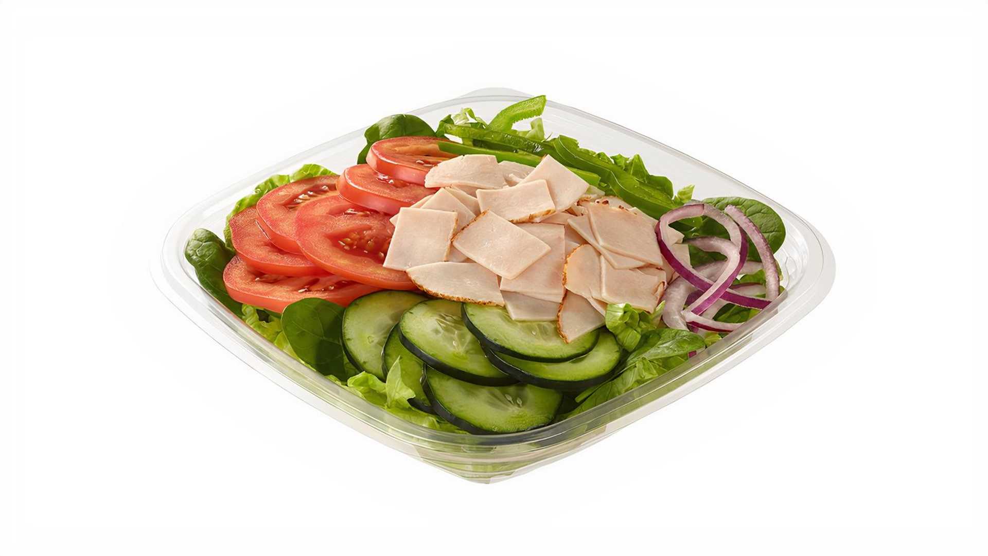 Order Turkey Bacon Guacamole Salad food online from Mama Deluca's Pizza store, Shelby Charter Twp on bringmethat.com