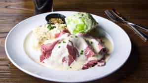 Order Corned Beef & Cabbage food online from Hooleys Public House store, La Mesa on bringmethat.com