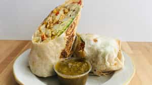 Order Manny's Breakfast Burrito food online from Wise Sons Jewish Delicatessen store, San Francisco on bringmethat.com