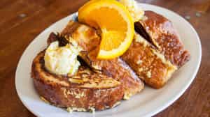 Order Challah French Toast food online from Wise Sons Jewish Delicatessen store, San Francisco on bringmethat.com