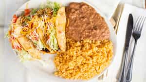 Order Tacos (3) food online from Mexican Fiesta - Dearborn Hgts. store, Dearborn Heights on bringmethat.com