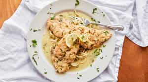 Order Chicken Francaise food online from Trattoria Ravello store, Englishtown on bringmethat.com