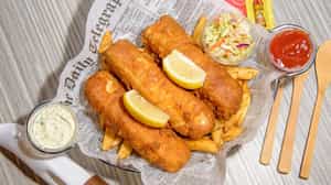 Order Fish and Chips food online from Pellys Fish Market & Cafe store, Carlsbad on bringmethat.com