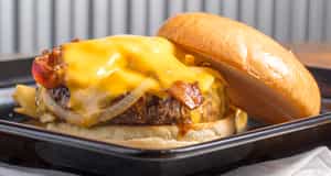 Order Squealers Burger food online from Squealers Award Winning Barbecue store, Indianapolis on bringmethat.com