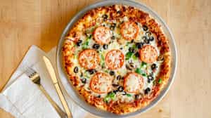 Order All Veggie Pizza food online from The Farragut Table store, Knoxville on bringmethat.com