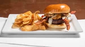 Order 2 AM BURGER food online from Grizzly Peak Brewing Co. store, Ann Arbor on bringmethat.com