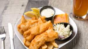 Order Fish & Chips food online from Aubree's Pizzeria & Grill store, Ypsilanti on bringmethat.com