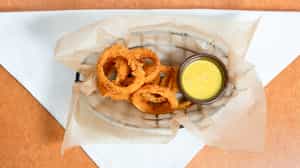 Order Homemade Onion Rings food online from Carlos and Gabby's store, Kew Gardens Hills on bringmethat.com