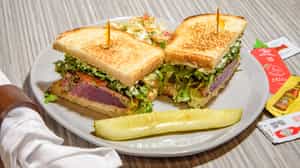 Order Ahi Sandwiches food online from Pellys Fish Market & Cafe store, Carlsbad on bringmethat.com