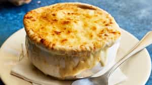 Order FRENCH ONION food online from Village Tavern store, Charlotte on bringmethat.com