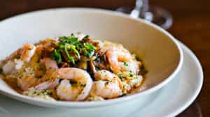 Order SOUTHERN SHRIMP AND GRITS food online from Village Tavern store, Charlotte on bringmethat.com