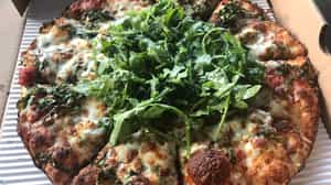 Order Fresh Arugula Pizza (12") food online from Amici's Kitchen and Living Room store, Berkley on bringmethat.com