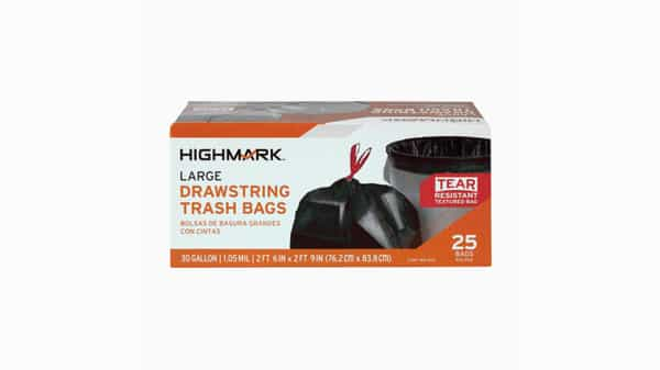 Highmark Wastebasket Trash Bags 10 Gallon Clear Box Of 160 Bags - Office  Depot