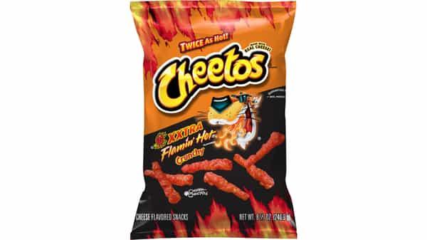 Cheetos Crunchy XXTRA Flamin' HotCheese Flavored Snack Chips, 8.5 oz Bag