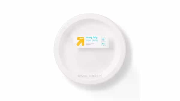 Heavy Duty White Paper Plates 8.5 - 55ct- up & up