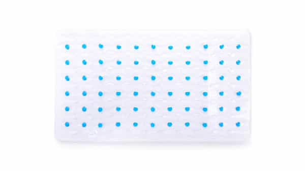 Kenney - White Bubble Microban PVC Bath Mat