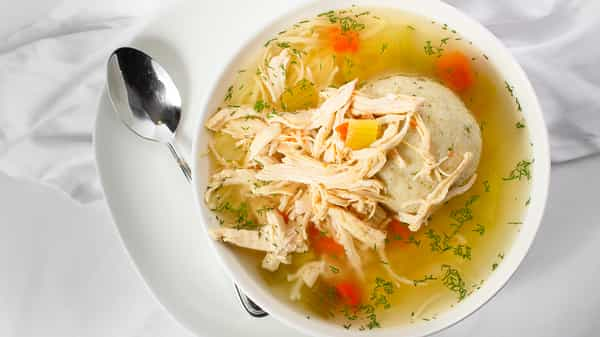 Matzo Ball Soup - Main Menu - Lovi's Deli - Delicatessen in