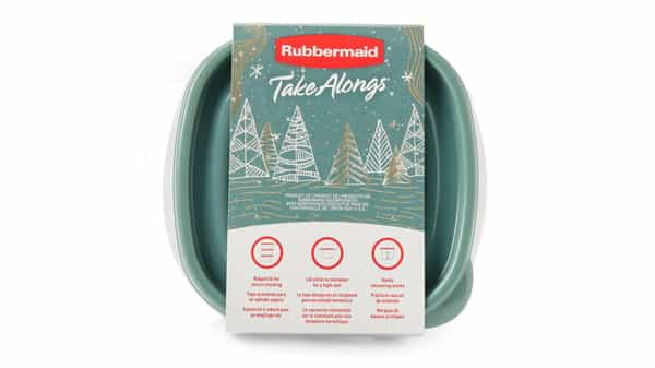 Rubbermaid TakeAlongs Blue Spruce 4 Cup Rectangle 3-Container Storage Set