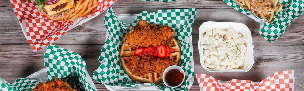 Ibrahim’s halal chicken and waffles