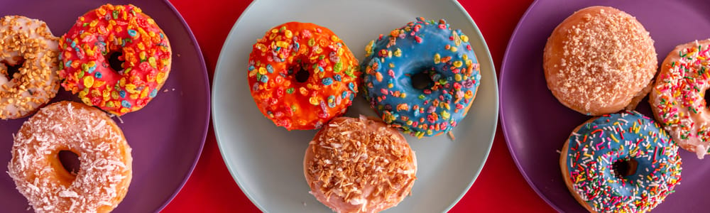 Rainbow Donuts