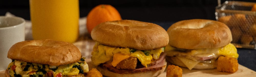 Eggy's Bagel Breakfast Sandwich