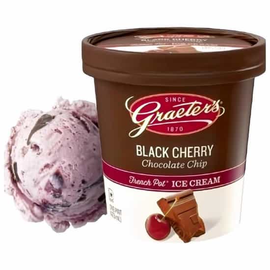 Graeter's Ice Cream Black Cherry Chocolate Chip (16 oz)