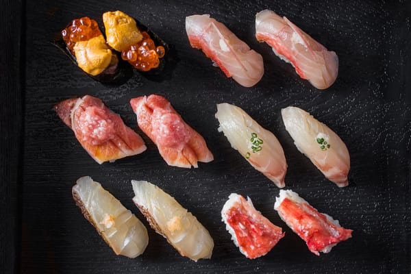 Flaming Salmon Sushi (Torched Sushi Recipe) - Kit's Kitchen