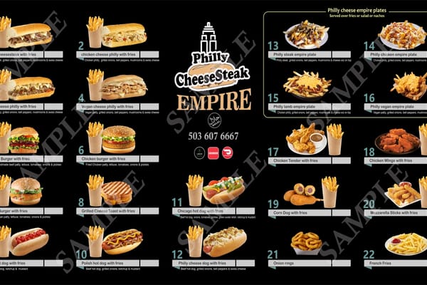 Order Philly Cheese House Menu Delivery【Menu & Prices】, Portland