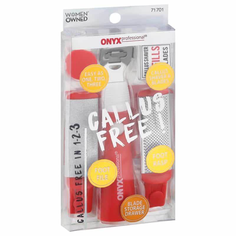 Onyx Professional 3 Step Miracle Callus and Hard Skin Removing