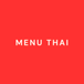 Menu Thai