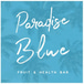 Paradise Blue Fruit and Health Bar