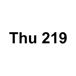 Thu 219