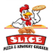 Slice pizza & Krunchy chicken