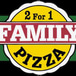 2 for 1 Family Pizza